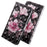 Light Spot Decor Patterned Leather Wallet Case for Samsung Galaxy A10s - Pink Flowers - 4