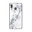 Marble Grain Pattern Tempered Glass PC + TPU Combo Case for Samsung Galaxy A40 - White - 2