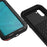 LOVE MEI Dust-proof Shock-proof Splash-proof Case with Tempered Glass for Samsung Galaxy Note 10 / Note 10 5G - Black - 3