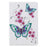 Pattern Printing Wallet Stand Leather Tablet Shell for Samsung Galaxy Tab S6 T860 - Butterflies and Flowers - 2