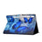 Patterned Leather Card Holder Stand Tablet Case for Samsung Galaxy Tab S6 SM-T860 (Wi-Fi) - Blue Butterfly - 4
