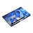Patterned Leather Card Holder Stand Tablet Case for Samsung Galaxy Tab S6 SM-T860 (Wi-Fi) - Blue Butterfly - 6