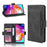 PU Leather Phone Case Covering Shell for Samsung Galaxy A20s - Black - 1