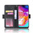 PU Leather Phone Case Covering Shell for Samsung Galaxy A20s - Black - 4