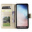 Imprint Sakura Cat Cell Phone Leather Wallet Case for Samsung Galaxy S10e - Gold - 3