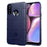 Anti-shock Square Grid Texture Shield TPU Case for Samsung Galaxy A20s - Dark Blue - 1