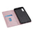 Flash Powder Leather Stand Case with Card Slot for Samsung Galaxy A50 - Rose Gold - 5