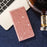 Flash Powder Leather Stand Case with Card Slot for Samsung Galaxy A50 - Rose Gold - 7
