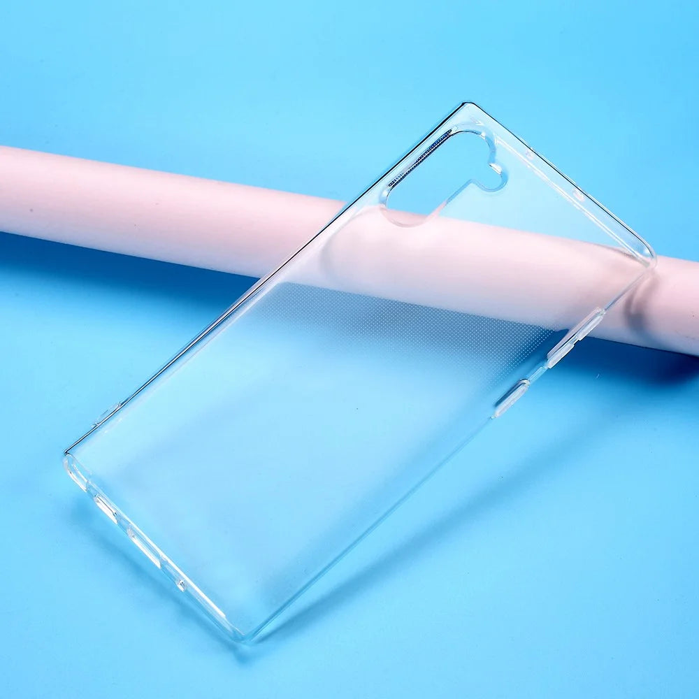 Transparent Thicken TPU Phone Shell with Non-Slip Inner for Samsung Galaxy Note 10 / Note 10 5G - 5