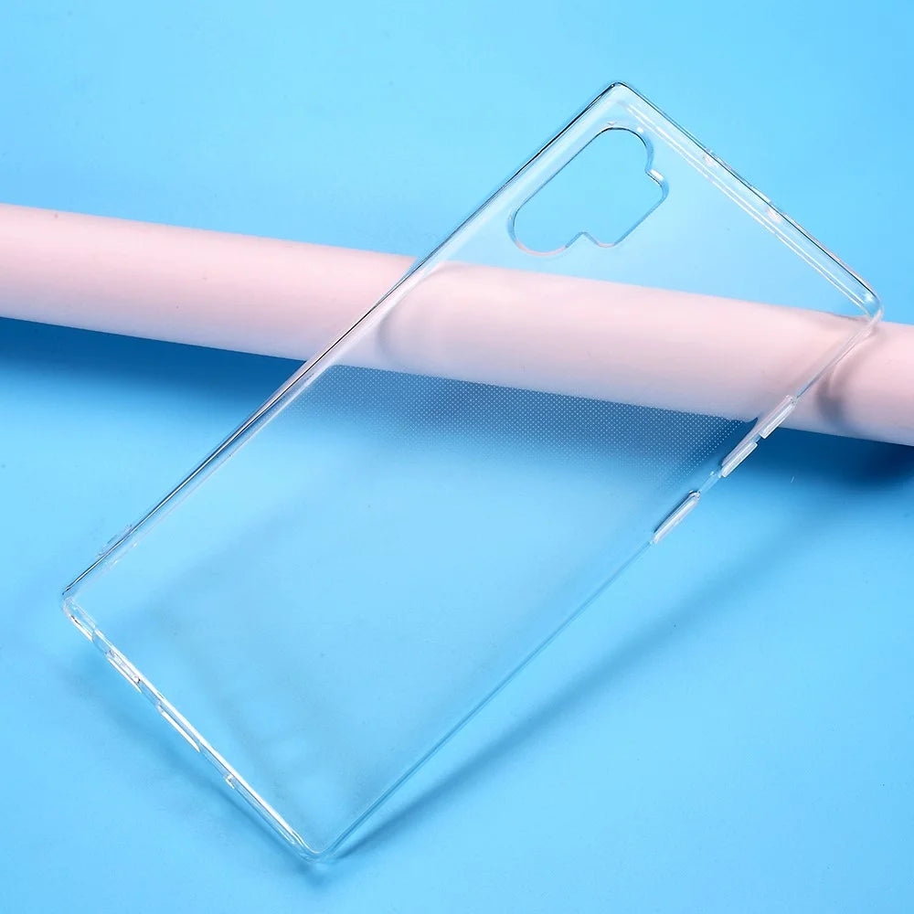 Transparent Soft TPU Phone Casing with Non-Slip Inner Cover for Samsung Galaxy Note 10 Plus / Note 10 Plus 5G - 5