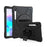 X-Shape PC + TPU Combo Case with Hand Strap Kickstand for Samsung Galaxy Tab S6 SM-T860 (Wi-Fi)/T865 (LTE) - Black - 1