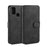 DG.MING Retro Leather Wallet Stand Case for Samsung Galaxy M30s / M2 - Black - 1
