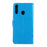 Imprint Butterflies Wallet Stand Flip Leather Protective Case for Samsung Galaxy A20s - Dark Blue - 2