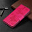 Imprint Butterfly Leather Wallet Case for Samsung Galaxy A10s - Rose - 7