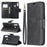 For Samsung Galaxy A20s Pure Color PU Leather Cell Shell - Black - 1
