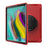 360° Swivel Kickstand PC + TPU Tablet Shell with Hand Strap for Samsung Galaxy Tab S5e SM-T720/T725 - Red - 4