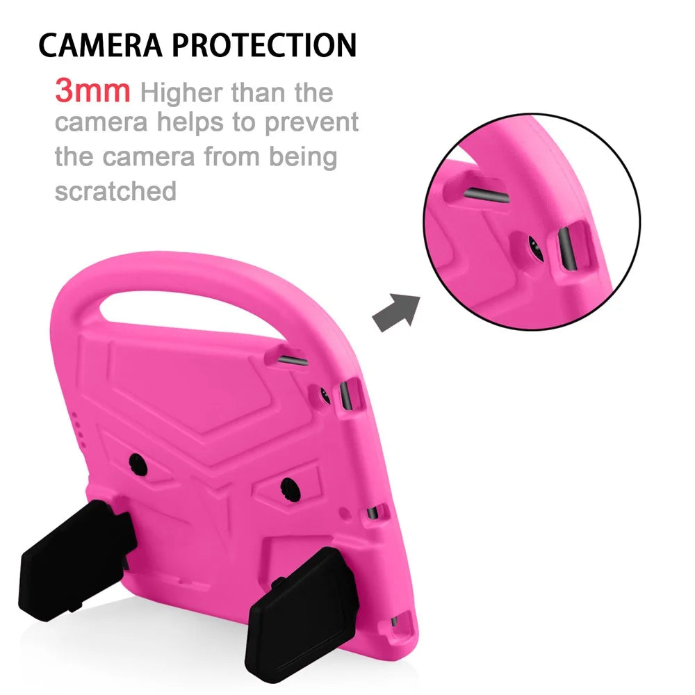 Sparrow Style EVA Cover Case with Kickstand for Samsung Galaxy Tab A 8.0 Wi-Fi (2019) SM-T290/LTE (2019) SM-T295 - Rose - 2