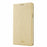 VILI DMX Cross Texture Stand Leather Cover Case for Samsung Galaxy A10s - Gold - 3