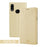 VILI DMX Cross Texture Stand Leather Cover Case for Samsung Galaxy A10s - Gold - 6
