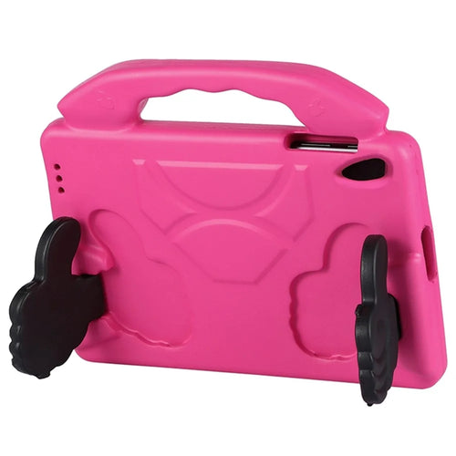 Portable Handle Foldable Thumb Kickstand Shockproof EVA Tablet Case Cover for Samsung Galaxy Tab A 10.1 (2019) - Rose - 1