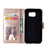 Imprint Flower Leather Wallet Stand Case for Samsung Galaxy S6 G920 - Rose Gold - 4