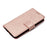 Imprint Flower Leather Wallet Stand Case for Samsung Galaxy S6 G920 - Rose Gold - 7
