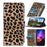 Leopard Texture Glossy Wallet Leather Stand Cover for Samsung Galaxy A51 - 1