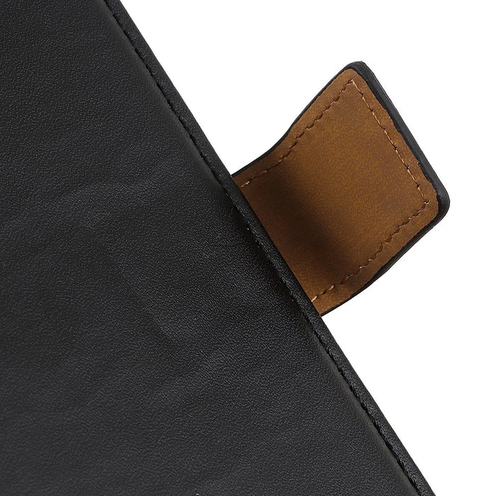 Wallet Leather Stand Case for Samsung Galaxy A71 - Black - 6