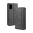 Retro Auto-absorbed Stylish Leather Cell Phone Casing for Samsung Galaxy A51 - Black - 2
