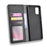 Retro Auto-absorbed Stylish Leather Cell Phone Casing for Samsung Galaxy A51 - Black - 5