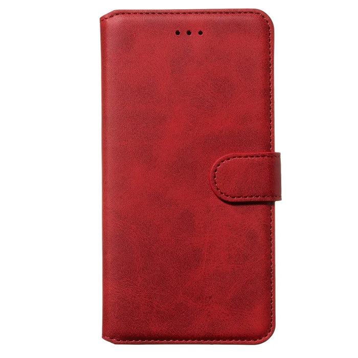 Classic Wallet Leather Stand Phone Casing for Samsung Galaxy Note 10/Note 10 5G - Red - 2