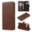 Classic Wallet Leather Stand Phone Protective Cover for Samsung Galaxy A40 - Brown - 1