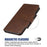 Classic Wallet Leather Stand Phone Protective Cover for Samsung Galaxy A40 - Brown - 3