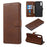 Classic Wallet Leather Stand Phone Protective Shell for Samsung Galaxy A50/A50s/A30s - Brown - 1