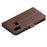 Solid Color Wallet Stand Leather Protective Case for Samsung Galaxy A10s - Brown - 6