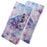 Light Spot Decor Patterned Leather Wallet Shell for Samsung Galaxy A71 - Howling Wolf - 4
