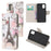 For Samsung Galaxy A51 Pattern Printing Wallet Stand PU Leather Mobile Shell Case - Eiffel Tower - 1
