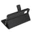 Litchi Grain Wallet Stand Leather Shell for Samsung Galaxy A71 - Black - 4