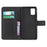 Litchi Grain Wallet Stand Leather Shell for Samsung Galaxy A71 - Black - 5