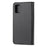 Imprint Tree Owl Leather Wallet Stand Phone Shell for Samsung Galaxy A71 - Black - 3