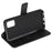 Imprint Tree Owl Leather Wallet Stand Phone Shell for Samsung Galaxy A71 - Black - 4