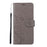 Imprint Butterflies Wallet Stand Flip Leather Phone Shell for Samsung Galaxy A51 - Grey - 2