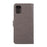 Imprint Butterflies Wallet Stand Flip Leather Phone Shell for Samsung Galaxy A51 - Grey - 3