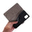 Imprint Butterflies Wallet Stand Flip Leather Phone Shell for Samsung Galaxy A51 - Grey - 7