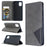 Geometric Pattern Leather Stand Case with Card Slots for Samsung Galaxy A51 - Grey - 1