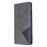 Geometric Pattern Leather Stand Case with Card Slots for Samsung Galaxy A51 - Grey - 2