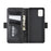 Magnet Adsorption Leather Wallet Stand Phone Shell Covering for Samsung Galaxy A51 - Black - 3
