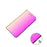 Mirror-like Surface Leather Wallet Cell Phone Case with Strap for Samsung Galaxy A51 - Rose - 4