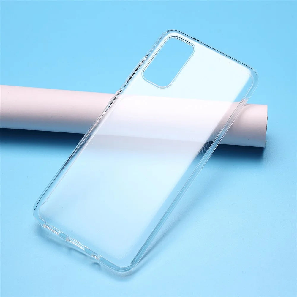 10PCS Transparent Soft TPU Phone Case with Non-slip Inner for Samsung Galaxy S20 4G/S20 5G - 4