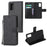 Imprint Butterfly Flower Leather Wallet Case for Samsung Galaxy S20 4G/S20 5G - Black - 1